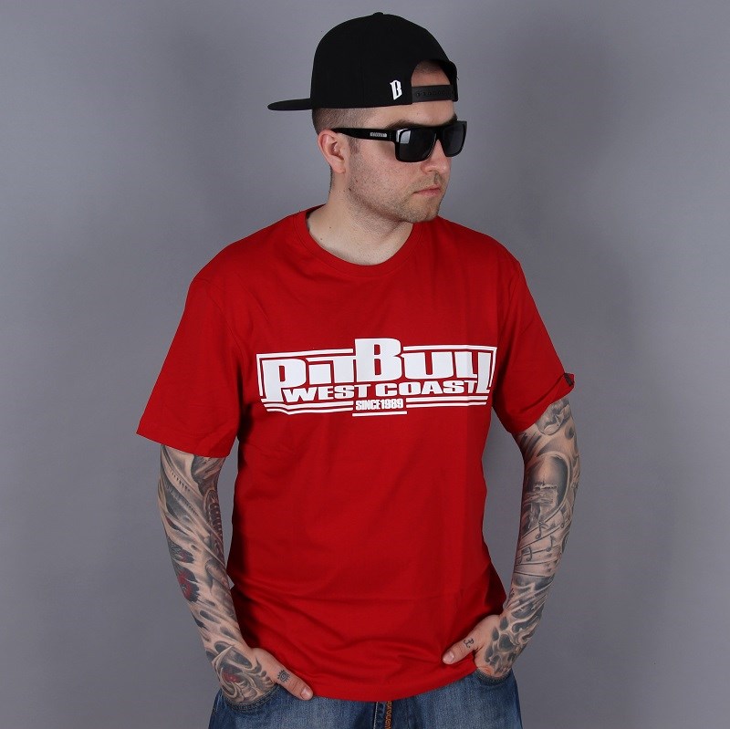 Koszulki Pit Bull Boxing Red