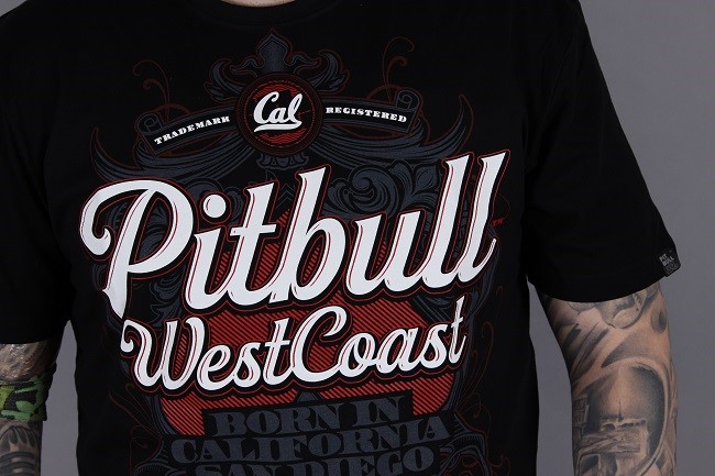 Koszulka Pit Bull  Born In California Black